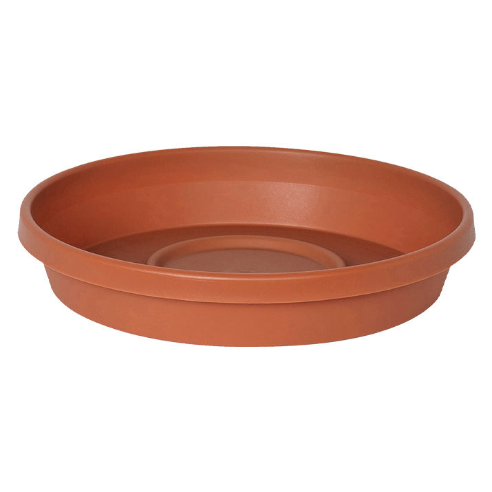 Bloem Terra Plant Saucer Tray for Planters 11-16" Charcoal