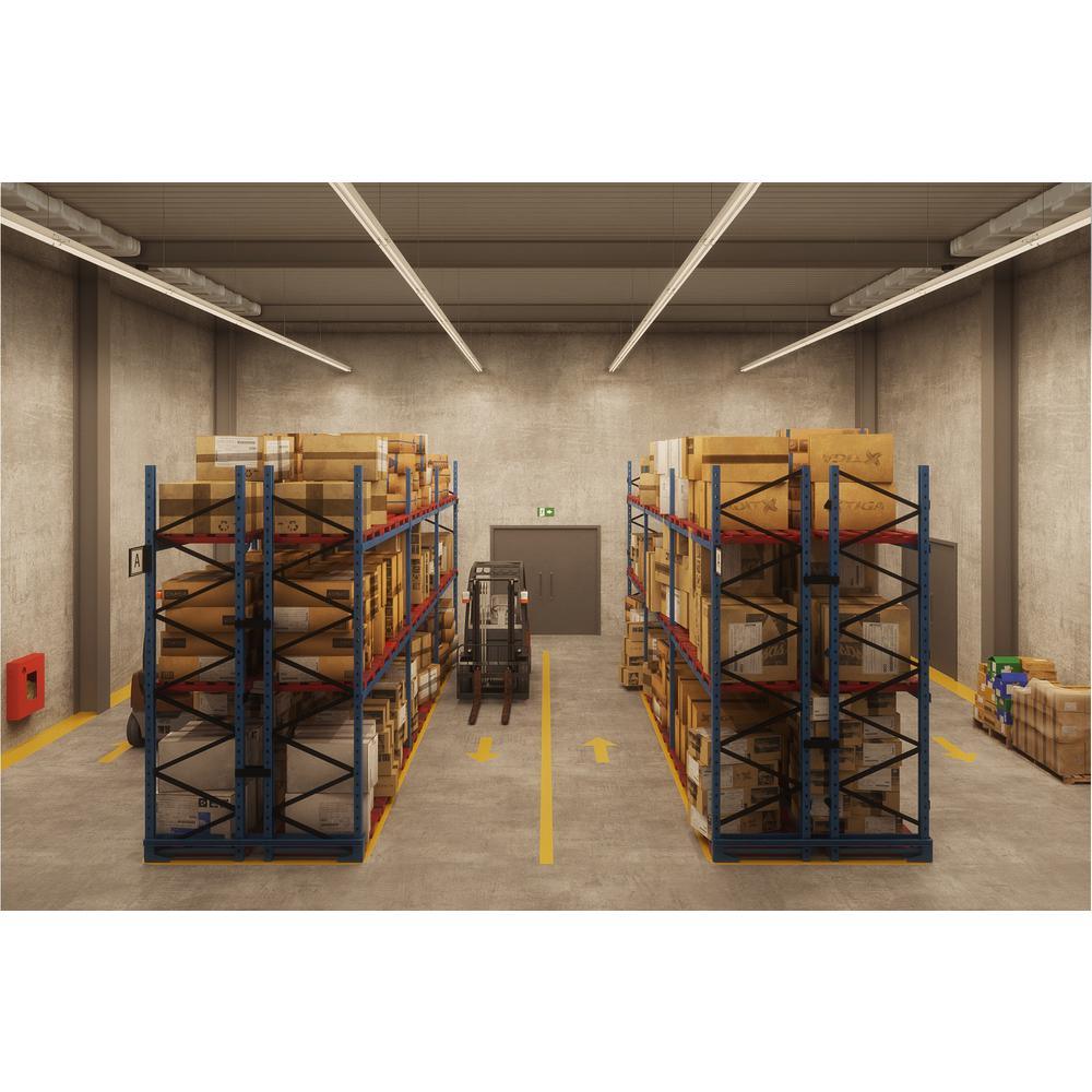 8 ft. Fluorescent White Strip Light Fixture with 2 T8 Light Sockets - Super Arbor