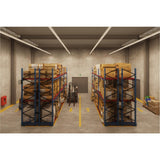 8 ft. Fluorescent White Strip Light Fixture with 2 T8 Light Sockets - Super Arbor