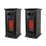 LifePro 3 1500-Watt Element Electric Infrared Quartz Tower Space Heater (Pair) - Super Arbor