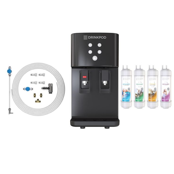 2000 Series Bottleless Water Filtration Cooler with 4 Stage Filtration in White
