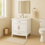 Home Decorators Collection Dacosti 42-Inch Bathroom Vanity with Marble Top