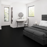 Lucida USA (Sample) MaxCore ULTRA Piano Black Vinyl Plank, 7.31 in x 48 in