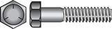 Hillman 1/4 in. Diameter x 4 in. Length Grade 5 Heat-Treated Zinc Steel Hex Head Cap Screws, 100-Pack