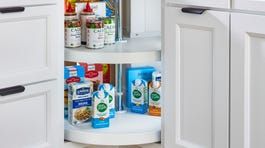 Rev-A-Shelf 2-Tier Plastic Pie-cut Cabinet Lazy Susan