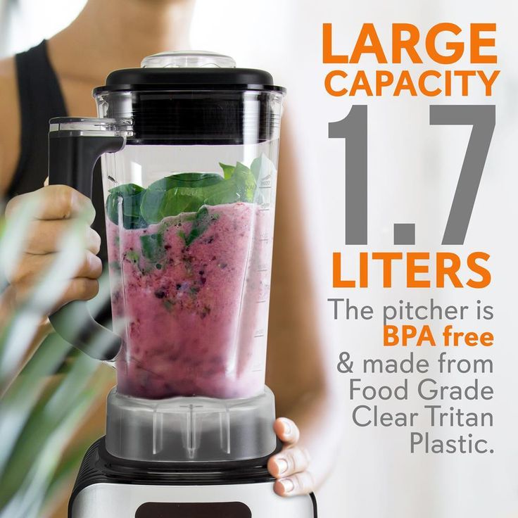57 oz. 5-Speed Black Digital Countertop Blender with Pulse Blend, Adjustable Time and Speed Settings