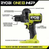 18-Volt ONE+ Lithium-Ion Cordless Brushless 1/2 in. Hammer Drill/Driver Kit with 4.0Ah LITHIUM+ Battery, Charger and Bag