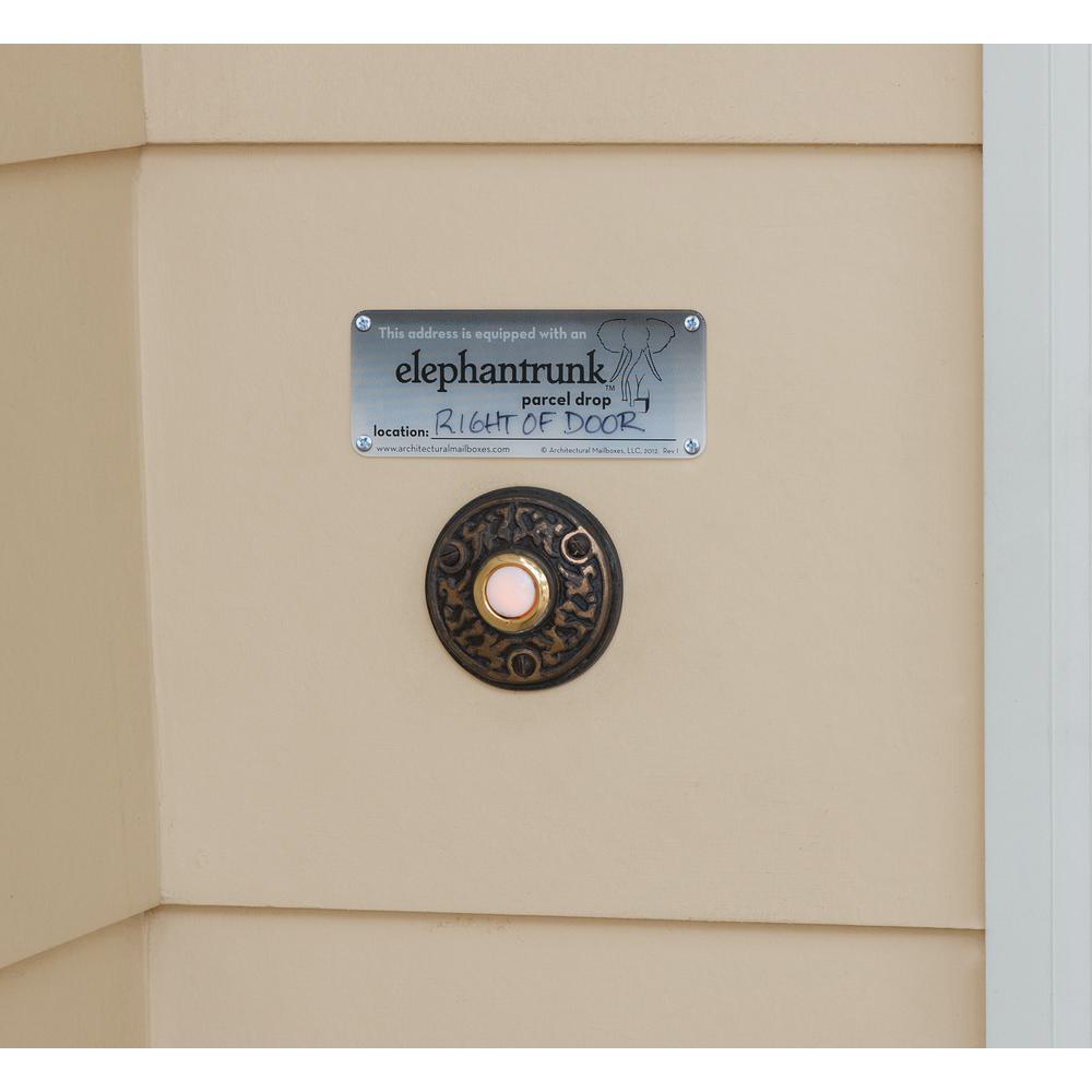 Elephantrunk Black Locking Extra-Large Mailbox Parcel Drop - Super Arbor