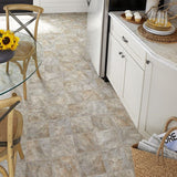 Mohawk 12-ft W Cut-to-Length Sienna Slate Stone Look Low-Gloss Finish Sheet Vinyl