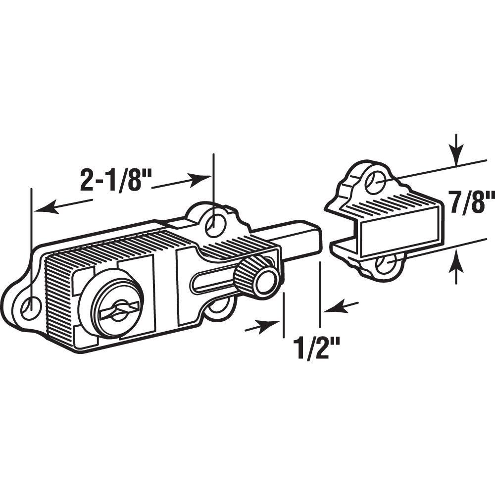 Brass Plated Keyed Deadbolt Lock - Super Arbor