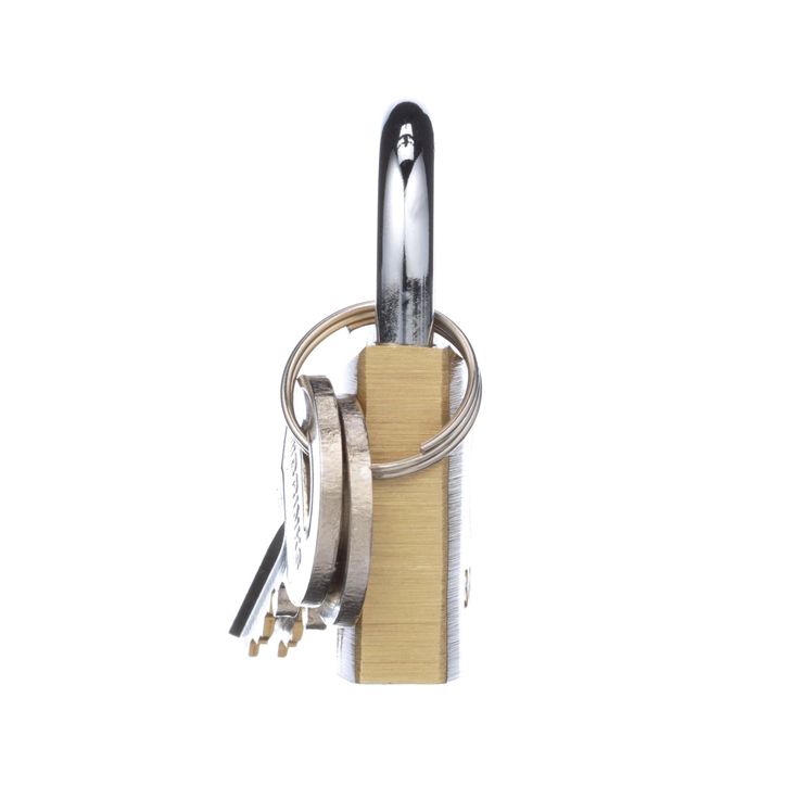 Brink's 30mm Keyed Solid Brass Padlock