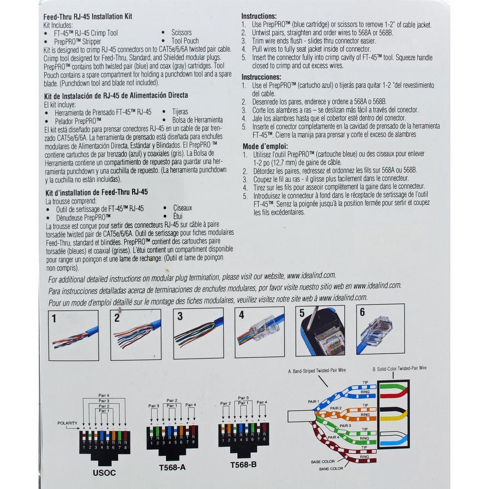 Feed-Thru RJ-45 Installation Hip Kit - Super Arbor