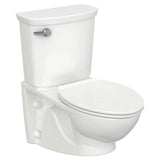 American Standard Glenwall VorMax 1.28 GPF Single Flush Wall-Hung Toilet, Left-Hand Trip Lever, White (Seat Not Included)