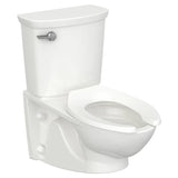 American Standard Glenwall VorMax 1.28 GPF Single Flush Wall-Hung Toilet, Left-Hand Trip Lever, White (Seat Not Included)