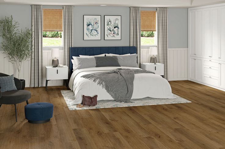 Preston Oak 12-mil x 9-in W x 60-in L Waterproof Interlocking Luxury Vinyl Plank Flooring (22.53-sq ft/ Carton)