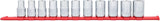 CRAFTSMAN 11-Piece Metric 1/2-in Drive 12-Point Shallow Socket Set