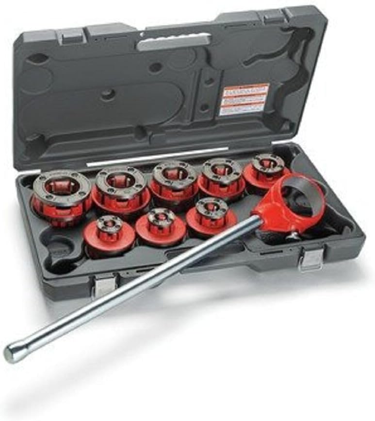 RIDGID 1/8 in. to 2 in. NPT 12-R Exposed Ratchet Threader Set