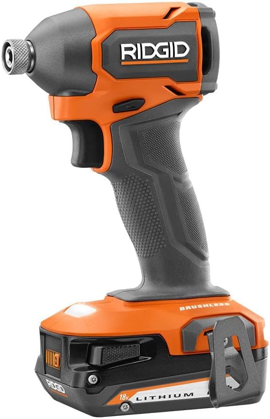 RIDGID 18-Volt SubCompact Brushless 2-Tool Combo Kit with (2) 2.0 Ah Batteries, Charger, Bag + Free 3 in. Multi-Material Saw