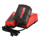 M18 FUEL 18-Volt Lithium-Ion Brushless Cordless SAWZALL Reciprocating Saw Kit with (1) 5.0Ah Batteries, Charger and Case - Super Arbor