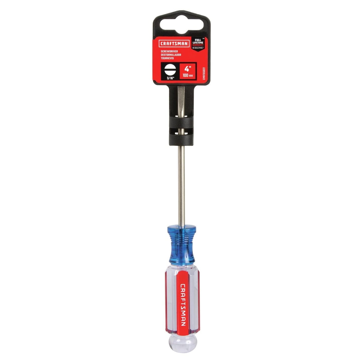 Craftsman 3/16 in. x 4 in. Slotted Screwdriver - Durable and Comfortable