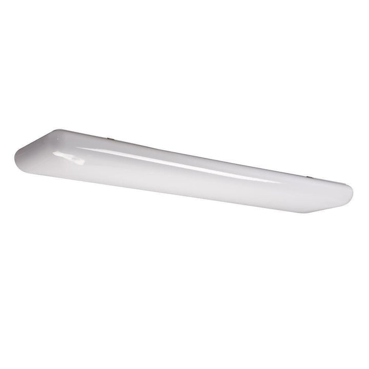 Negron 2-Light White Fluorescent Flushmount - Super Arbor