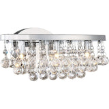 Bordeaux 3-Light Polished Chrome Vanity Light