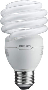 Philips 100-Watt Equivalent T2 Twister CFL Light Bulb, Daylight Deluxe, 4-Pack (23W, E26, 6500K)