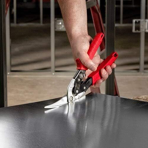 Milwaukee Left and Right Offset Aviation Snips 2‑Pack, Forged Stainless Blades
