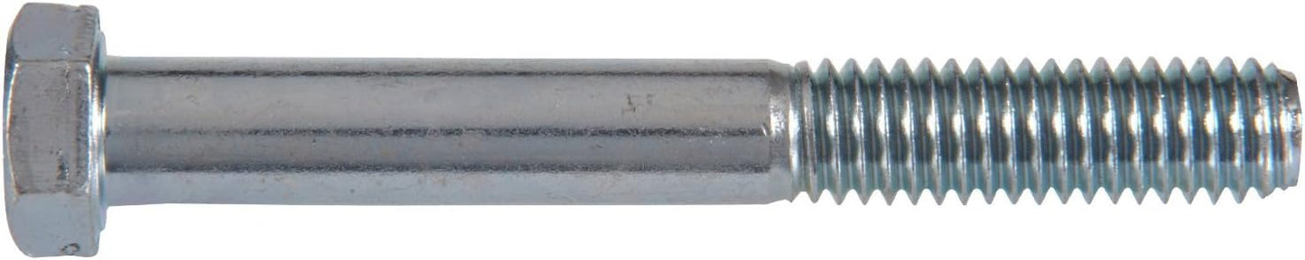 Hillman 1/4 in. Diameter x 3 in. Length Zinc-Plated Steel Hex Bolt, 100-Pack
