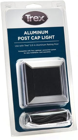 Trex Aluminum Post Cap LED Light for 2.5-in Aluminum Railing, Charcoal Black/Classic White/Bronze