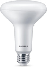 Philips 100-Watt Equivalent BR30 Dimmable LED Light Bulbs, Daylight 5000K, 1400 Lumens, 15W, E26 Base, Frosted – 4-Pack