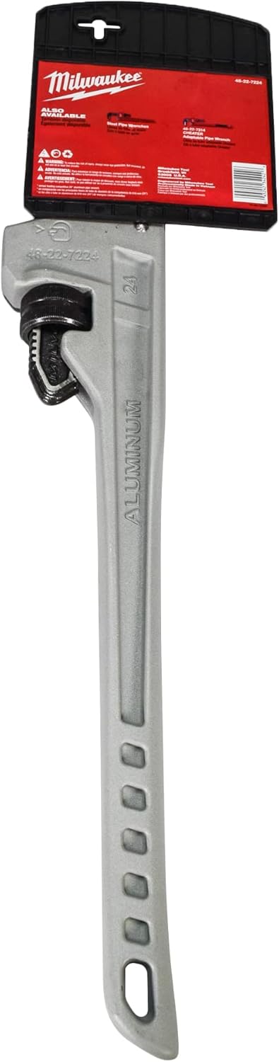 Milwaukee 36 in. Aluminum Pipe Wrench, Overbite Jaw, 5 in. Capacity