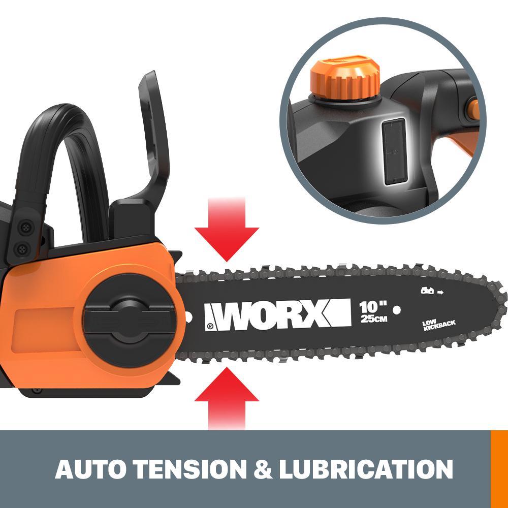 POWER SHARE 20-Volt Worxsaw 3-3/8 in. Compact Circular Saw (Tool Only) - Super Arbor