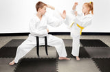 FlooringInc 2'x2' Jumbo Soft Foam Tiles (1 Black Grey) - Great for MMA Flooring, Kid's Flooring, Gym Flooring