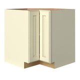 allen + roth Annscroft 33-in W x 34.5-in H x 24-in D Hazelnut Maple Lazy Susan Corner Base Semi-Custom Cabinet