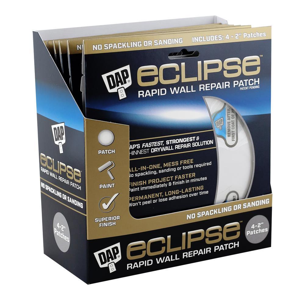 Eclipse 4 in. Wall Repair Patch (12-Pack) - Super Arbor