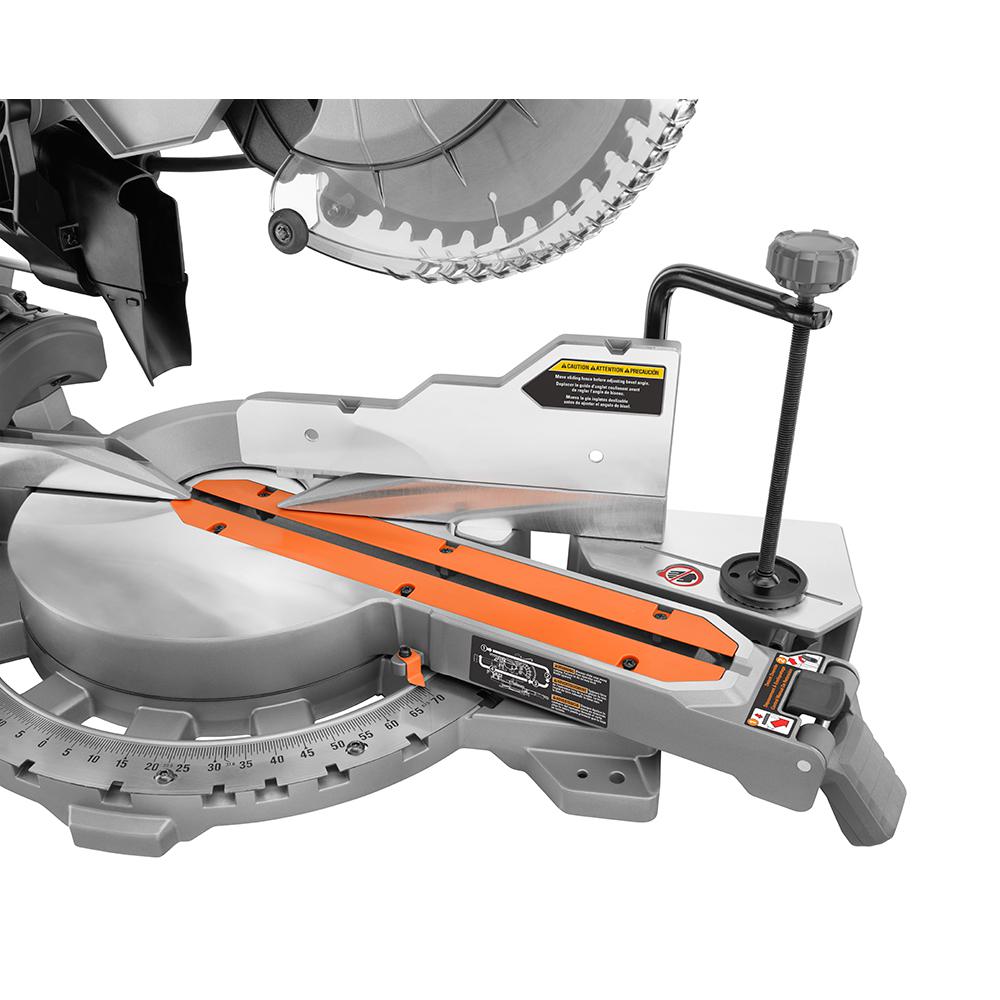 15 Amp 10 in. Sliding Miter Saw with Universal Mobile Miter Saw Stand and Mounting Braces