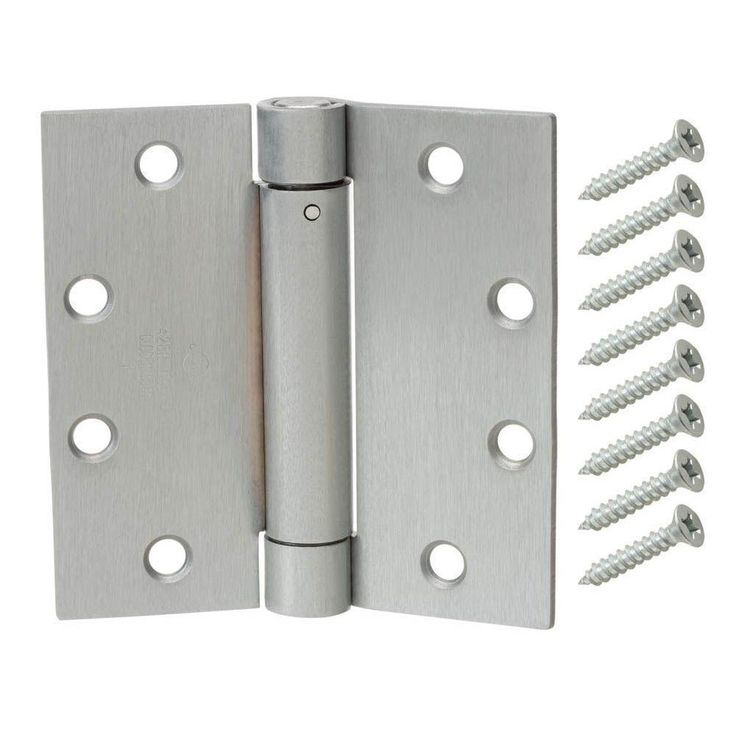4 in. Oil-Rubbed Bronze Adjustable Spring Door Hinge