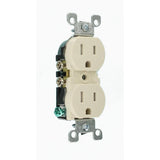 15 Amp Tamper-Resistant Duplex Outlet, Light Almond (10-Pack) - Super Arbor