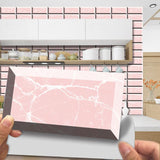 DIY Set 20x10cm Mosaic Kitchen Tile Stickers Bathroom Self-Adhesive Decor Waterproof