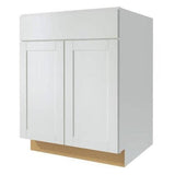 Diamond NOW Arcadia 27-in W x 35-in H x 23.75-in D TrueColor White Door and Drawer Base Stock Cabinet