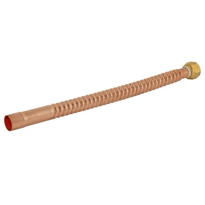 3/4 in. FIP x 3/4 in. F Sweat x 24 in. Copper Water Heater Connector - Super Arbor