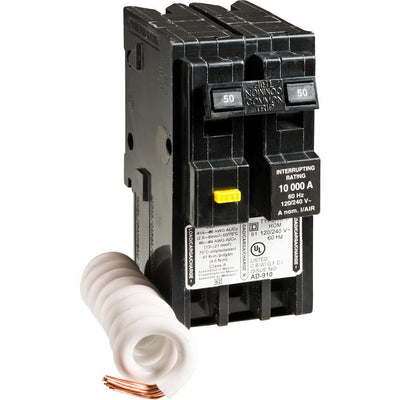 Homeline 50 Amp 2-Pole GFCI Circuit Breaker - Super Arbor