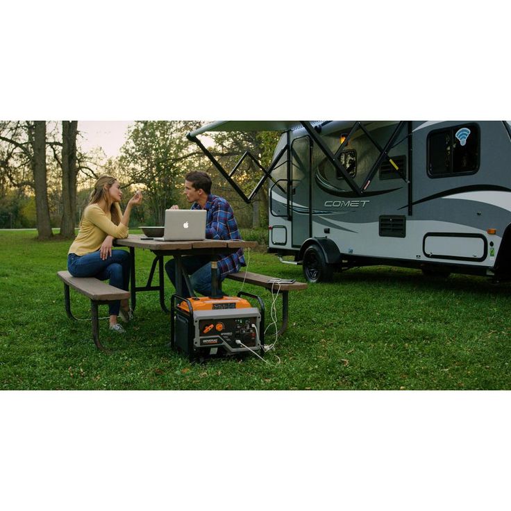 Generac GP3500iO 3500-Watt Gasoline Powered Recoil Start Inverter Generator with PowerRush Technology -Open Frame - 50 State/CSA
