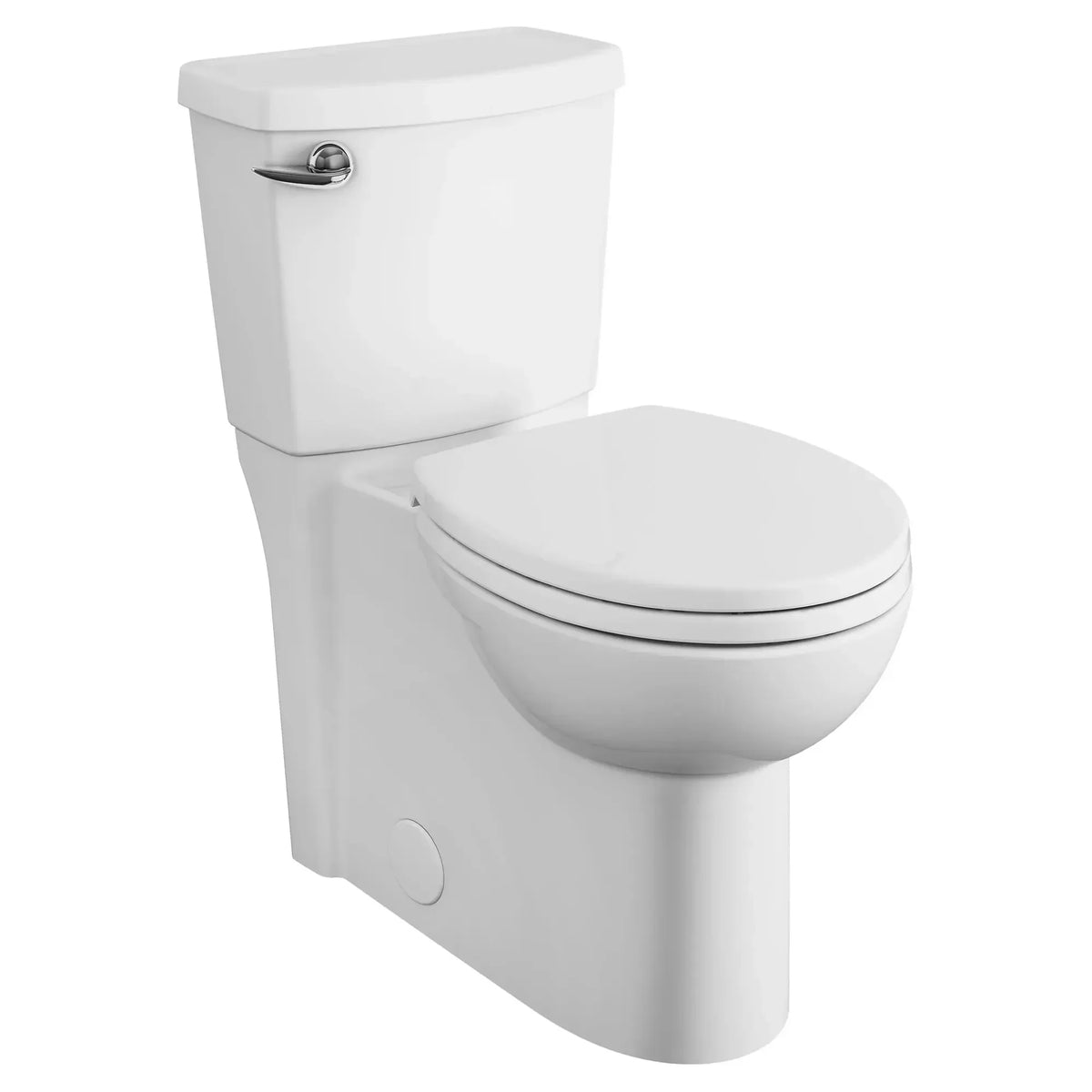 American Standard Cadet 3 White Round Standard Height 2-Piece Toilet, 12-in Rough-In