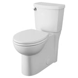 American Standard Cadet 3 White Round Standard Height 2-Piece Toilet, 12-in Rough-In