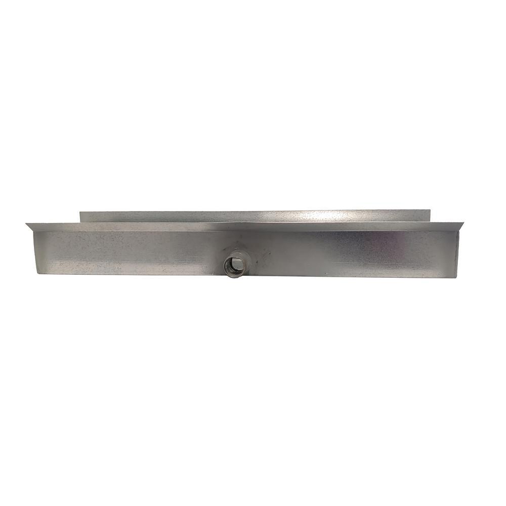 19 in. x 4 in. Drain Pan with Soldered Coupling 22-Gauge - Super Arbor