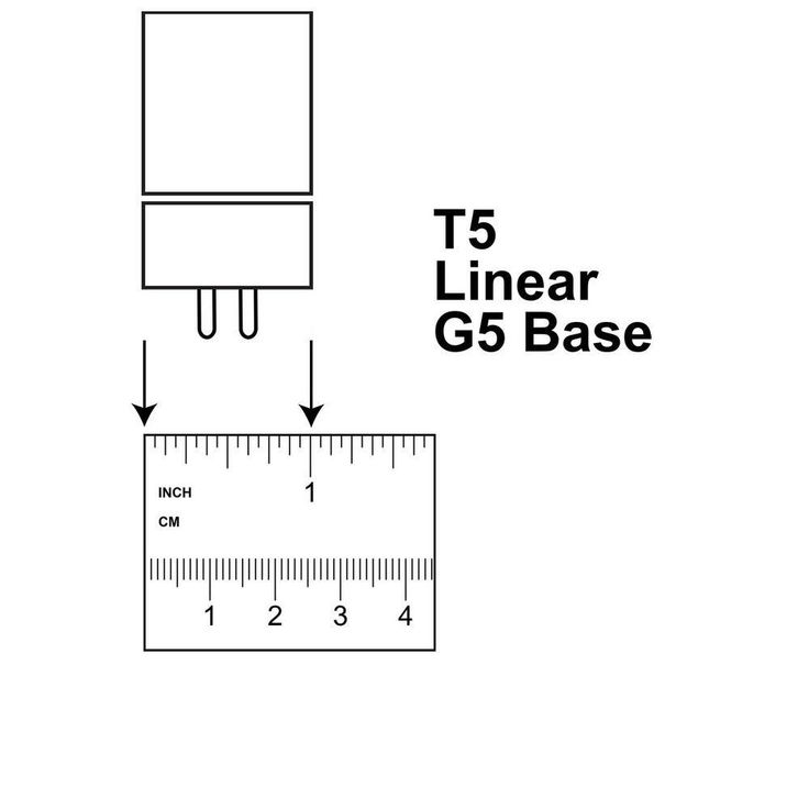Feit Electric 1 ft. 8-Watt T5 Cool White (4100K) G5 Linear Fluorescent Tube Light Bulb (6-Pack)