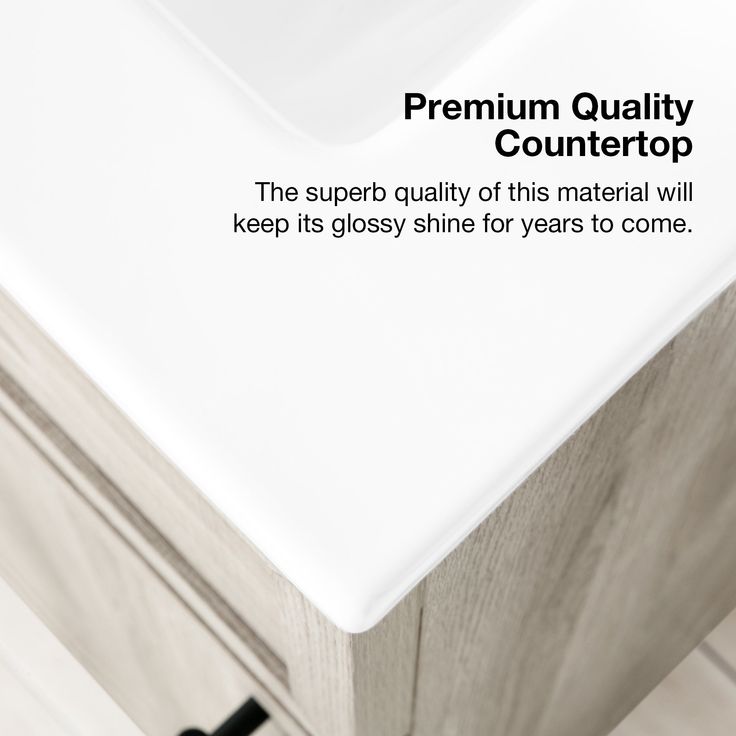 Style Selections Dolton 18-in Nature Oak Single Sink Bathroom Vanity with White Engineered Marble Top (Mirror Included)