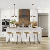 Shaker Full Overlay 24 in. W x 12 in. D x 42 in. H Plywood Assembled Wall Kitchen Cabinet in Linen White